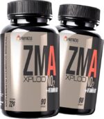 2x ZMA NO2 XPLOD Magnésio Zinco Cálcio Vitamina B6 90 Cápsulas Suplemento Alimentar Vitamínico Mineral Adulto Não Contém Glúten