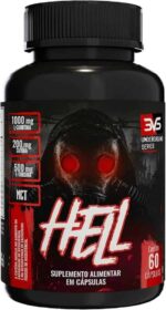 3VS Nutrition Termogênico Hell 60 Cápsulas A Combinação Perfeita De 7 Ingredientes Com Cafeína, L-carnitina, L-tirosina, Tcm, Picolinato De Cromo E Vitaminas