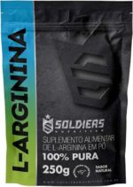 Arginina 250g - 100% Puro Importado - Soldiers Nutrition