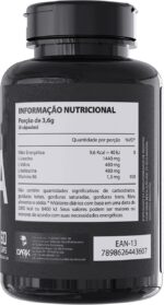BCAA 3:1:1 Dark Lab, 60 Cápsulas, Aminoácidos, Recuperação Muscular - Imagem 3