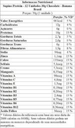 Banana Brasil Display Barra De Proteína Supino Protein Chocolate - 12 Unidades De 30G - Imagem 2