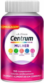 Centrum Mulher Multivitaminico Diário, com Magnésio, Vitamina D e Vitamina B12, 150 Comprimidos