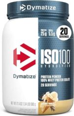 Dymatize Iso 100 Whey Protein Vanilla 1.3Lb 600Gr