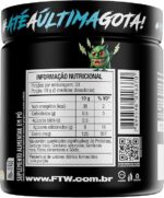 FTW Diabo Verde Termogênico Thermo Dry Suplemento Alimentar em Pó com Extratos Vegetais, Fórmula Solúvel com Chá Verde, Hibisco e Gengibre - Pote 300g (Sabor - Abacaxi com Gengibre) - Imagem 2