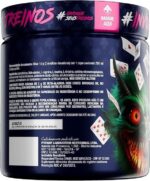 FTW Pré-Treino Diabo Verde em Pó com Cafeína, Aminoácidos Beta‑Alanina e Arginina para Treinos e Atividades Físicas - Pote 300 g (Bala de Framboesa) - Imagem 2