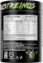 FTW Thermo Crazy Pote 60 Cáps Termogênico e Energia Cafeína e Taurina - Diabo Verde - Imagem 3