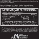 IN-Arginina+ (Arginina Vasodilatador 120 Cápsulas) - Imperium Nutrition - Imagem 3