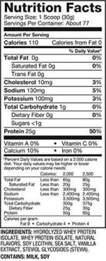 ISO 100 - 100% Hidrolyzed Stevia (2,3kg) - Sabor Natural Baunilha, Dymatize Nutrition - Imagem 4