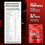 Integralmédica - Whey Protein Concentrado Morango 100% Pure - 21g de Proteína por Scoop, Suplementação Alimentar Pós-Treino, Fórmula Enriquecida com BCAAs - Pouch 900g - Imagem 2