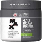 Max Titanium Bcaa 4: 1: 1-280G Drink Limão -