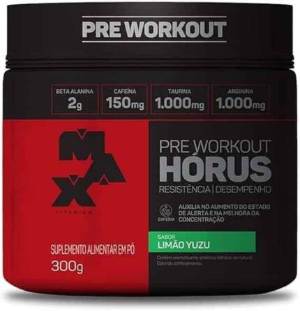 Max Titanium Horus Pote 300G Sbor Limão Yuzu