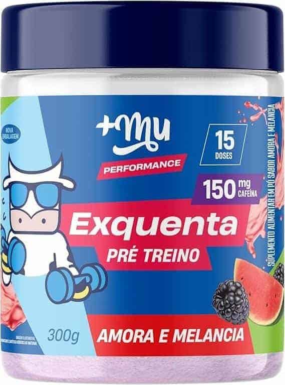 Mu-Pre-Treino-Exquenta-Sabor-Amora-e-Melancia-300g.jpg '+Mu Pré Treino Exquenta Sabor Amora e Melancia - 300g - Imagem 1