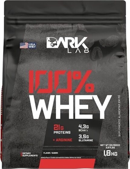 Whey 100% Concentrado Refil 1,8kg Baunilha Dark Lab
