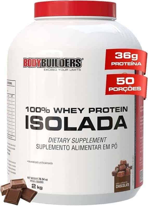 Whey-Protein-100-Isolada-Chocolate-2kg-Bodybuilders-1.jpg Whey Protein 100% Isolada Chocolate 2kg - Bodybuilders - Imagem 1