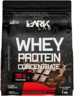 Whey Protein Concentrado Dark Lab, 1kg, Chocolate, Ganho de Massa Muscular