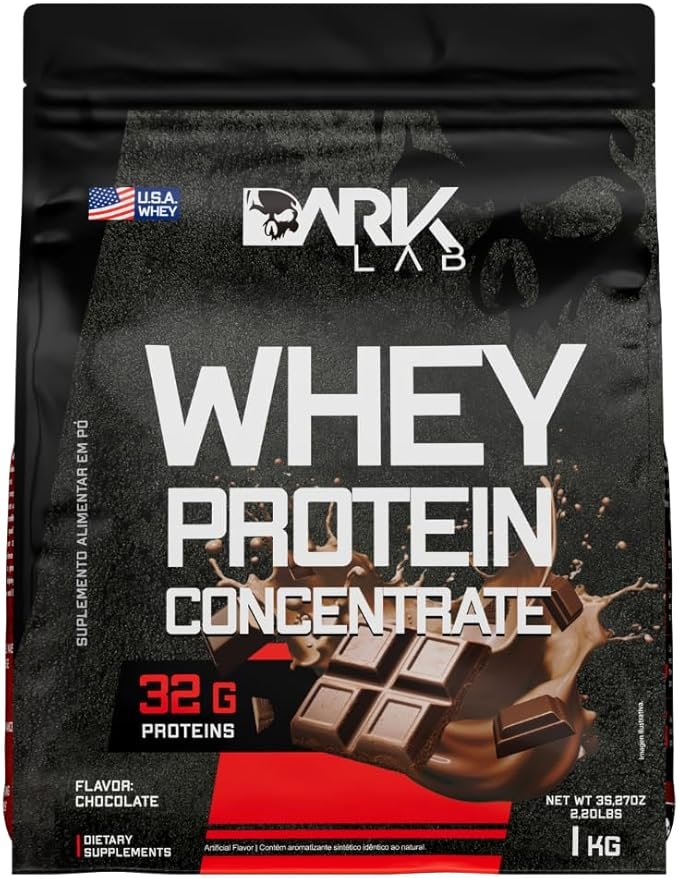 Whey-Protein-Concentrado-Dark-Lab-1kg-Chocolate-Ganho-de-Massa-Muscular.jpg Whey Protein Concentrado Dark Lab, 1kg, Chocolate, Ganho de Massa Muscular - Imagem 1